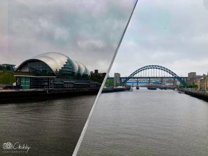 One shot, two post processes, split by the wire